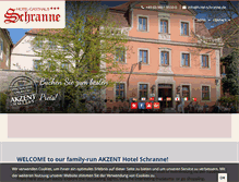 Tablet Screenshot of hotel-schranne.de